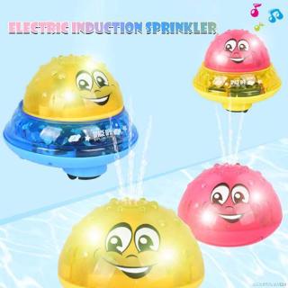 Baby Spray Water Bath Toy Automatic Induction Sprinkler Water Pump Sprayer Drifting Rotate