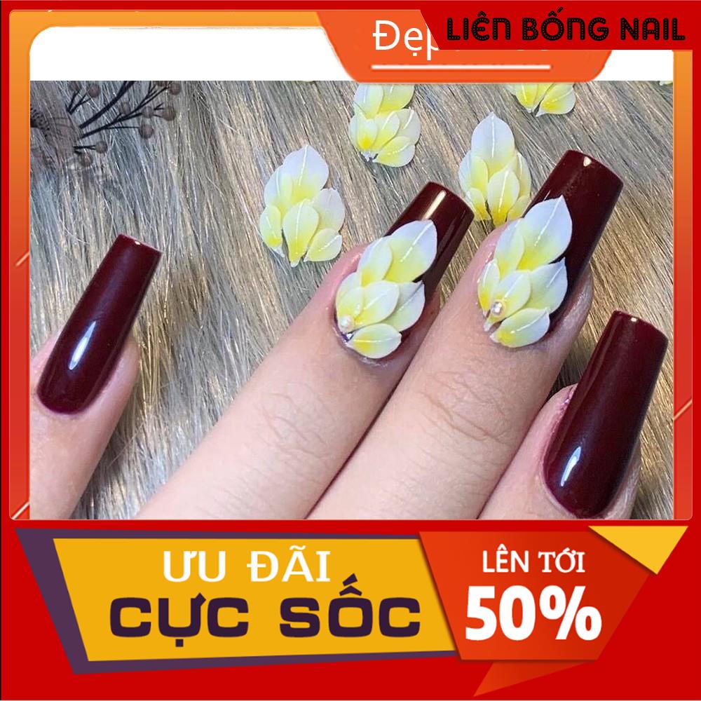 Hoa bột nail - Hoa 3 tầng