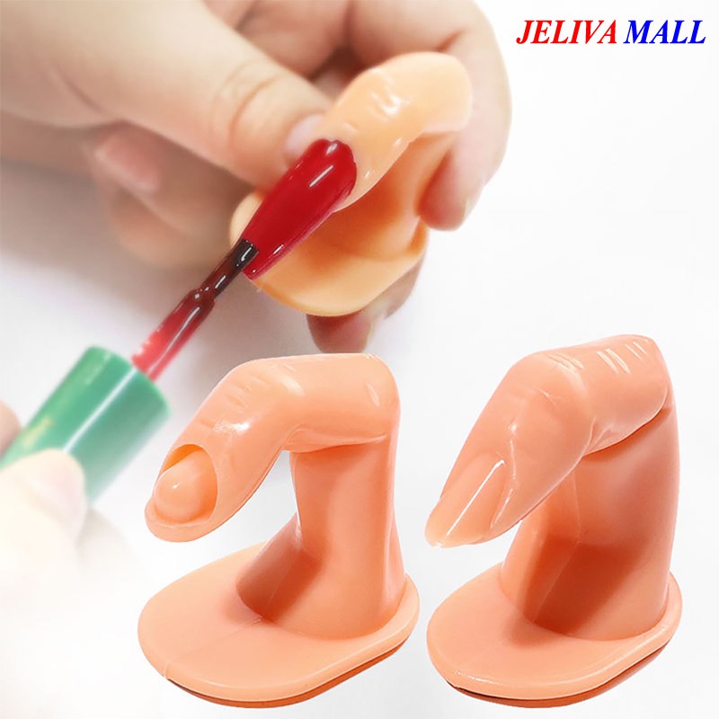 Ngón tay giả tập làm nail bằng nhựa