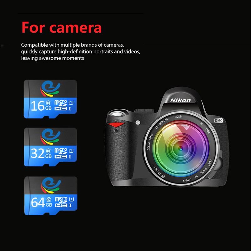 Thẻ nhớ 32GB, 64GB, 16GB tốc độ cao 80MB siêu bền dùng cho điện thoại camera , bảo hành 5 năm , Sdcard