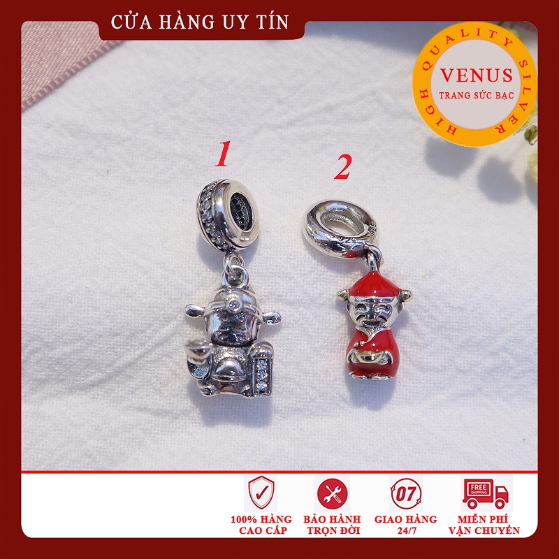 Charm Ông Thần Tài S925 ALE- Trang Sức Bạc Venus