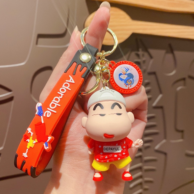 Móc Khóa Hình Cậu Bé Bút Chì Hoạt Hình Đáng Yêu
