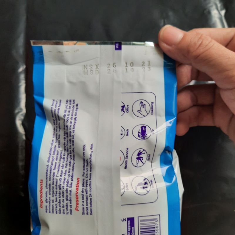 Khăn ướt Baby safe 80g (có mùi/không mùi)