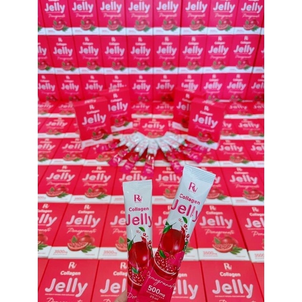 Thạch lựu Jelly collagen Thuỵ Sĩ trắng da chính hãng 100%