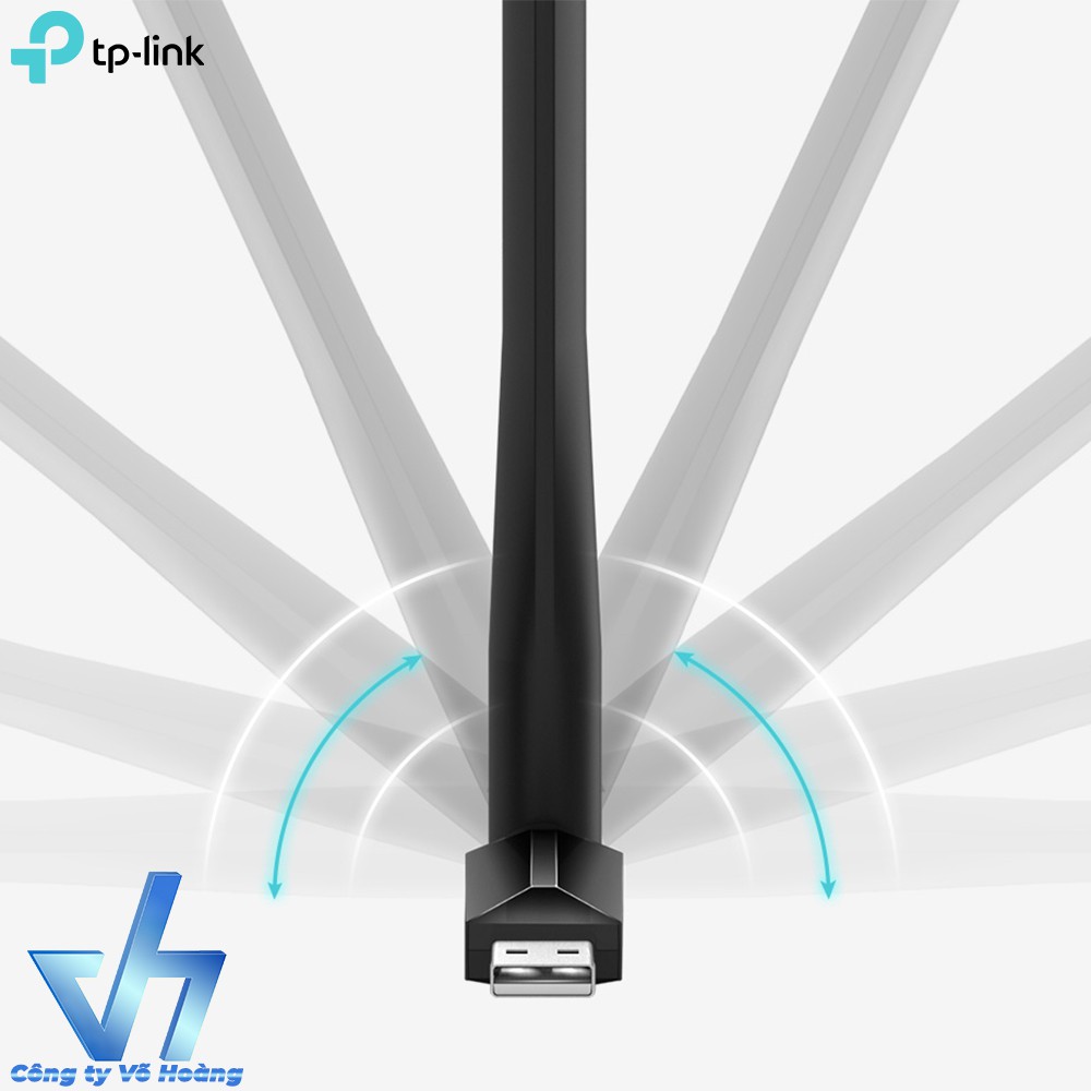 USB thu sóng wifi 2 băng tần TP-Link Archer T2U-Plus chuẩn AC600 256-QAM | WebRaoVat - webraovat.net.vn