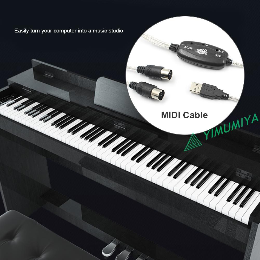 Cáp Chuyển Đổi Midi Sang Usb Cho Máy Tính