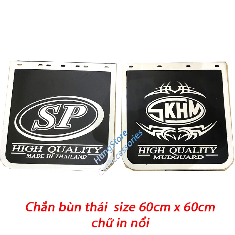 Bộ 2 chiếc chắn bùn size 60x60cm, 45x55cm,53x40cm bền,đẹp,hiệu quả,hàng Thái Lan