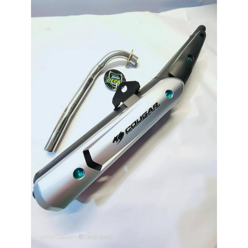 Pô spark móc ấm lắp cho sirius 50-110 , sirius fi , elegant ,ex50, kèm ốp pô spark
