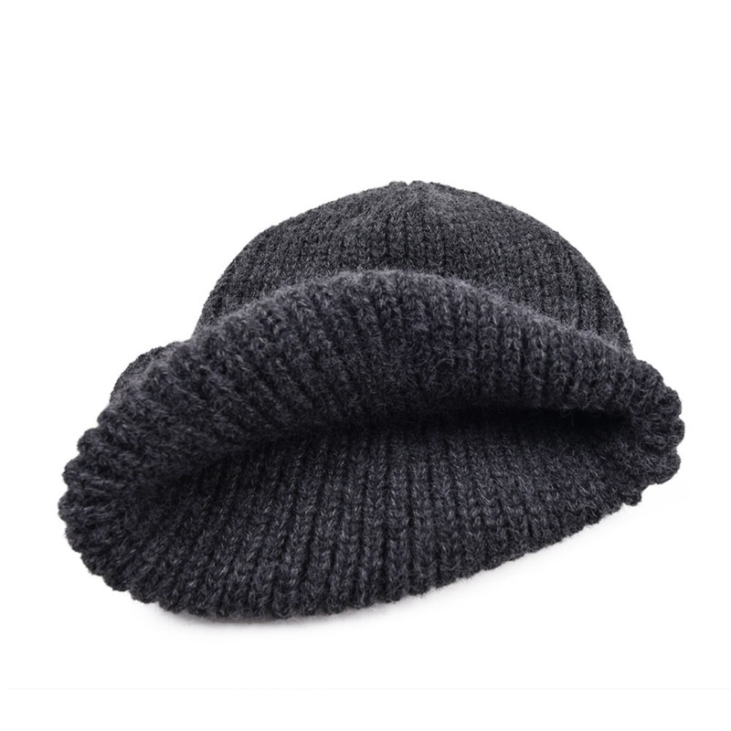 Mũ Len Màu Trơn Phong Cách Hiphop Thời Trang Thu Đông