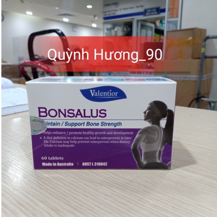 Viên uống BONSALUS hộp 60 viên giúp phát triển xương và chiều cao cho trẻ nhỏ