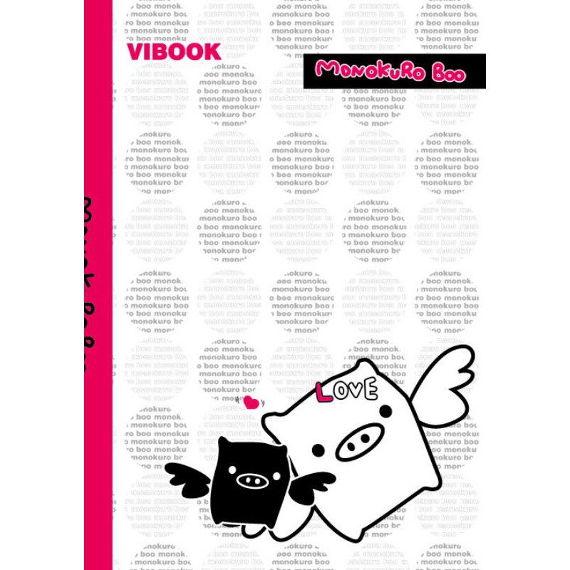 Lốc 5 Quyển Tập học sinh 200 trang Monokuro Boo  - Vibook - mẫu ngẫu nhiên