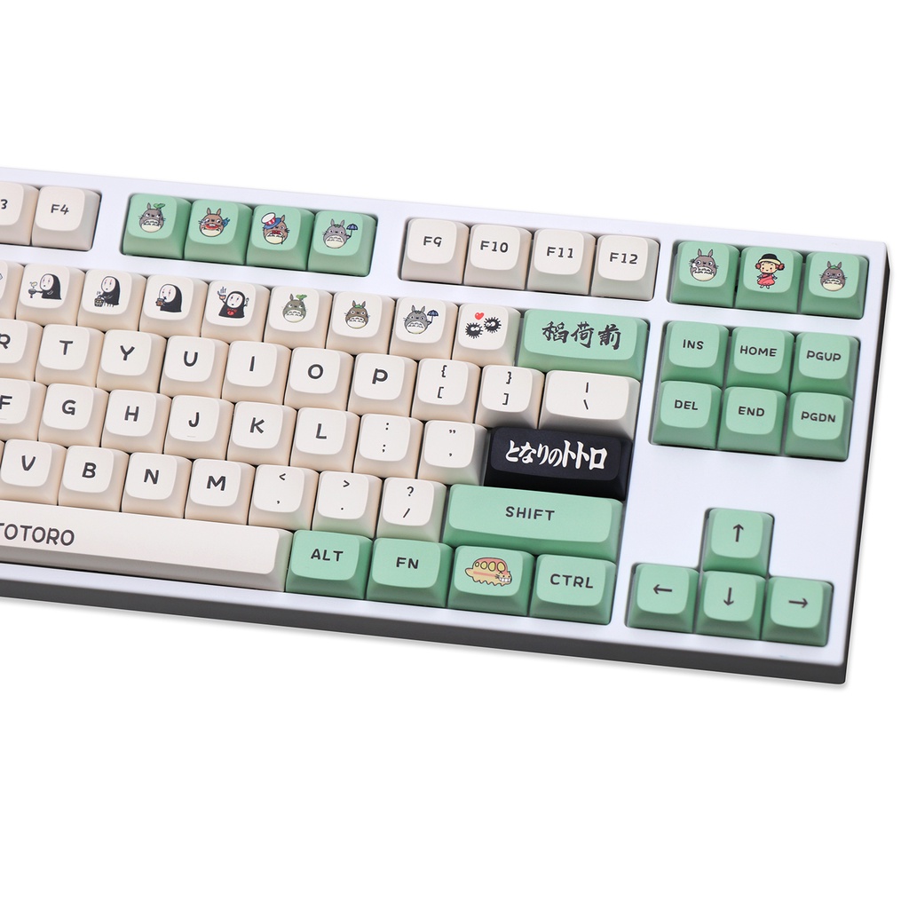 GMK Totoro Keycaps, 145 phím PBT Keycaps XDA Cấu hình DYE-SUB Cá nhân hóa GMK Keycaps cho bàn phím cơtoro Cá Tính Cho Bàn Phím Cơ
