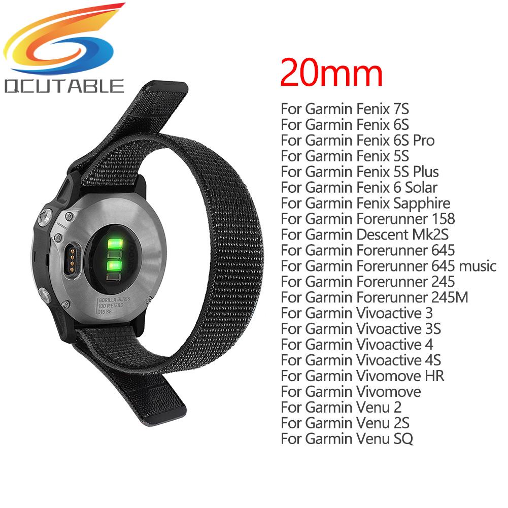 Dây đeo sợi nylon cho đồng hồ thông minh Garmin Fenix 7/7S/7X/6X/6S 20/22/26mm