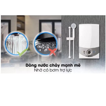 [Chính hãng] Máy Nước Nóng Trực Tiếp có bơm ARISTON Aures SM45PE SBS VN