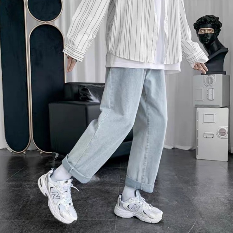 " RẺ VÔ ĐỊCH " Quần Jean nam, Quần Jeans baggy mầu xám nhạt, xanh sky ống suông, rộng, hottrend 2022-XX MENS FASHION!