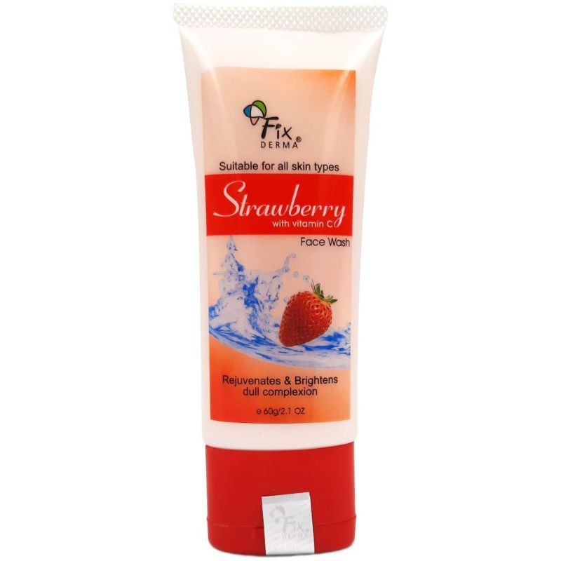 Sữa rửa mặt trẻ hoá làm trắng da Strawberry Fixderma