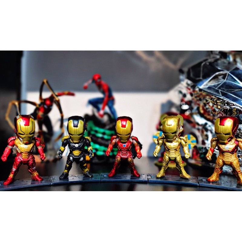 Set mô hình Iron man 6 con chibi