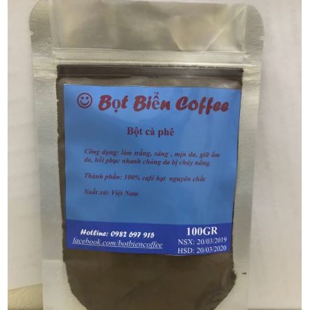 Bột Cà Phê Nguyên Chất Tẩy Da Chết