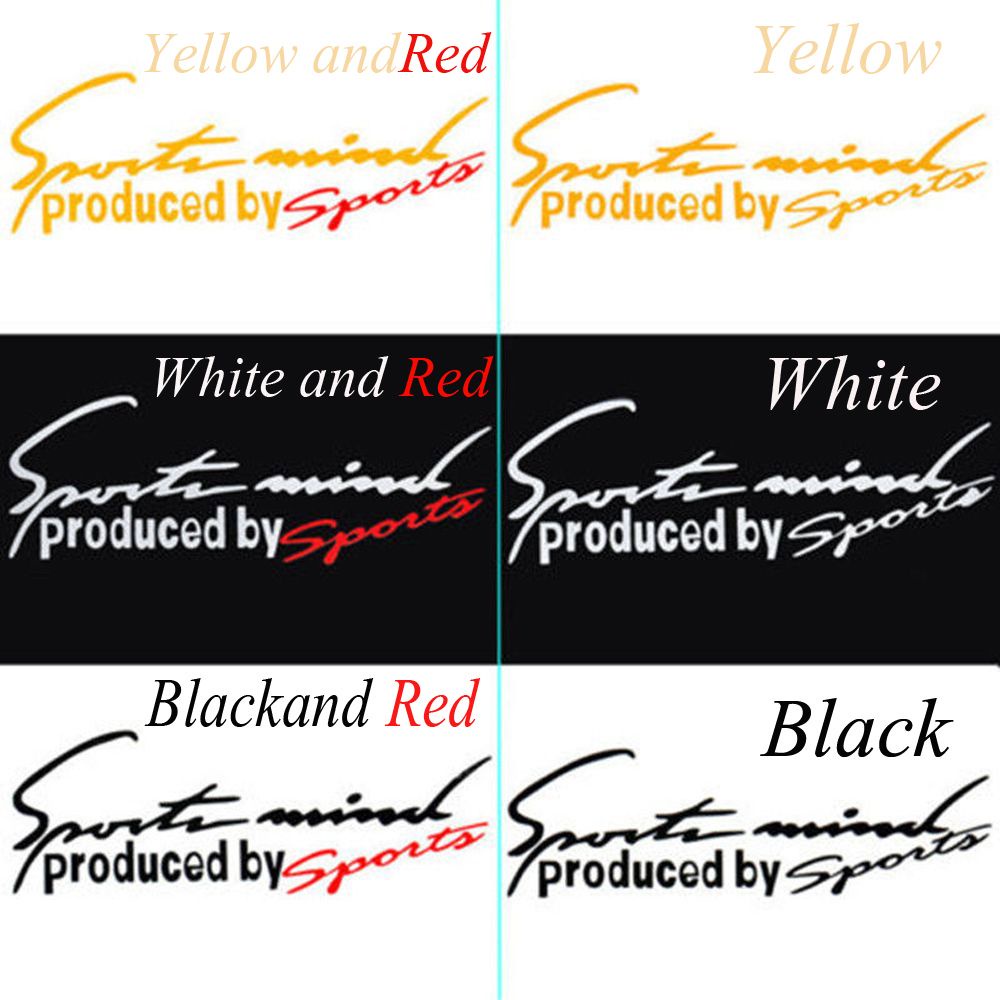 Miếng dán trang trí xe hơi phong cách thể thao phản quang nhiều màu