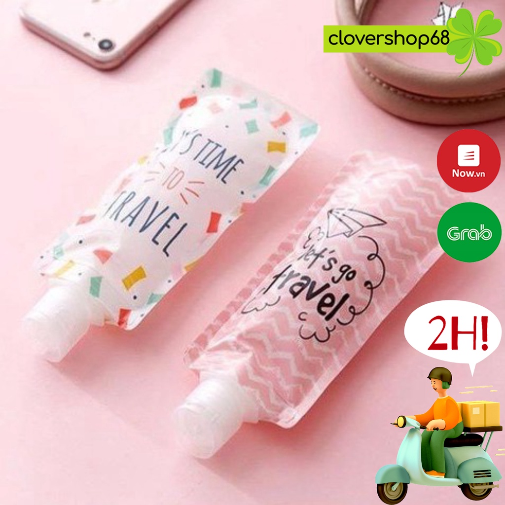 Túi bóp túi chiết đựng đồ mỹ phẩm đi du lịch-Túi Chiết Du Lịch Clovershop68