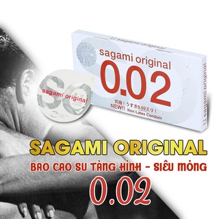 [Bao Cao Su]SAGAMI-ORIGINAL 002 (SIÊU MỎNG)-[Cảm Giác Yêu Chân Thực -Thăng Hoa] - Hàng Chính Hãng Nhật Bản 100%