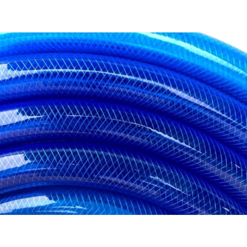 Ống nước nhựa dẻo màu xanh 2 lớp nhựa 1 lớp lưới phi 16 phi, 18mm 25mm ~ ống phi27pvc