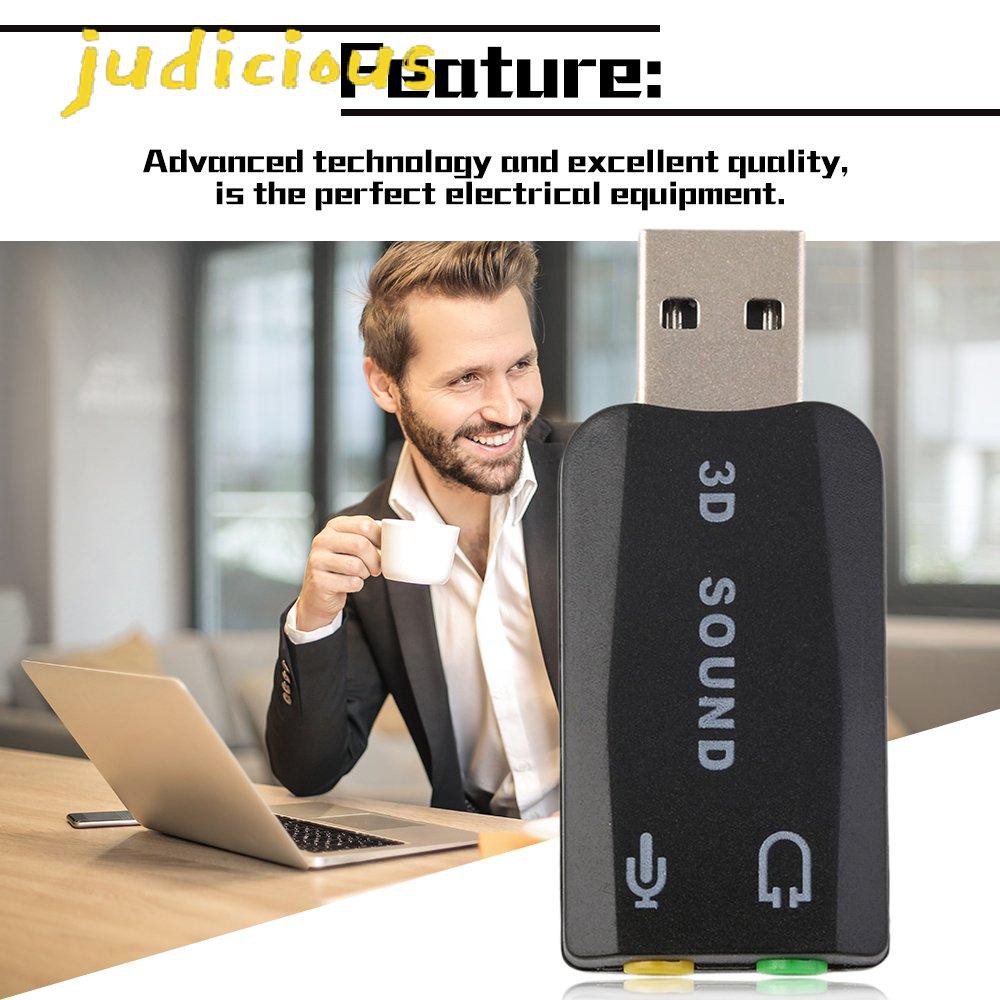 Card Âm Thanh Chuyển Đổi Usb 2.0 Sang Micro 3d 5.1 Cho Pc / Laptop | BigBuy360 - bigbuy360.vn