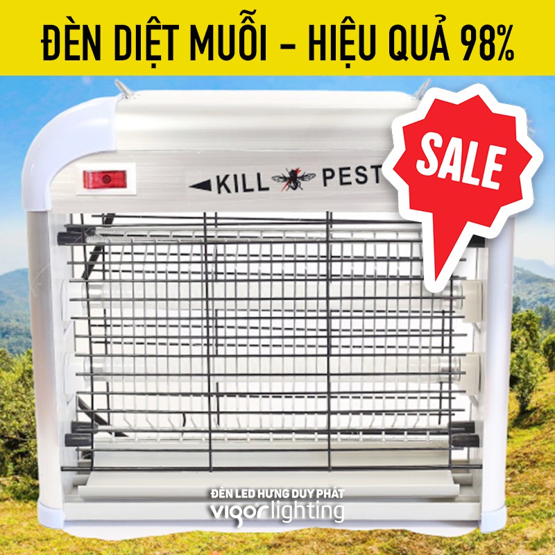 Đèn Bắt Muỗi Diệt Côn Trùng KILL PEST Chính Hãng - Hiệu Quả 98%