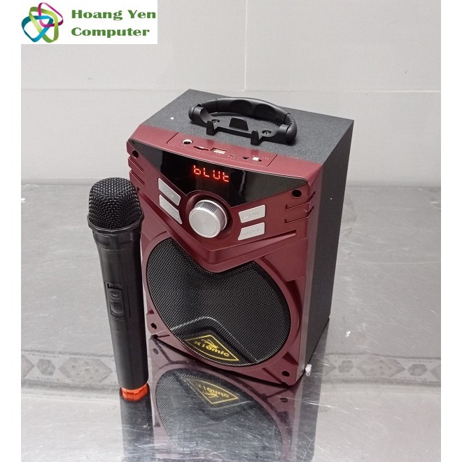 [1 Micro] Loa Karaoke Bluetooth Kiomic K56 Âm Thanh Lớn, Kích Thước Nhỏ - BH 6 Tháng Chính Hãng