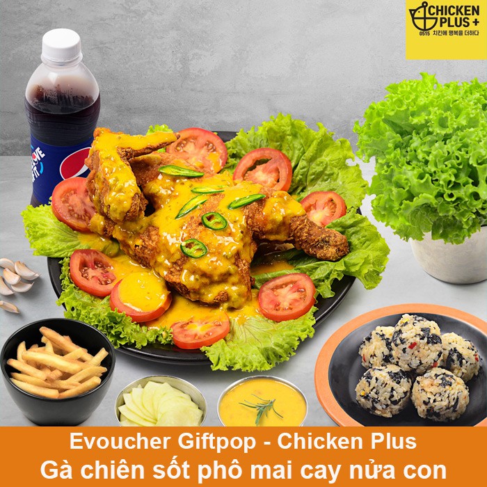 Miền Nam [Evoucher] Phiếu quà tặng dùng món Gà chiên sốt ngũ vị nửa con tại CHICKEN PLUS