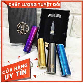 [Hot] bật lửa điện cao cấp hình trụ dạng bấm