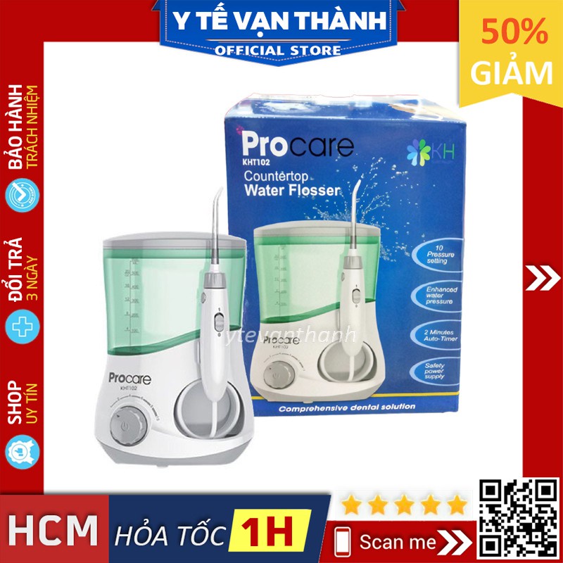 ✅ [Chính hãng Đức] Máy Tăm Nước Để Bàn: Procare KHT102 -VT0499 | Y Tế Vạn Thành