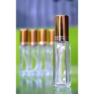 Lọ chiết nước hoa du lịch 10ml (chai chiết nước hoa thủy tinh 10ml vuông)