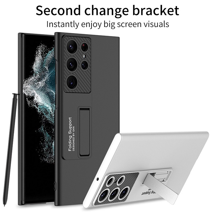 Ốp Điện Thoại Siêu Mỏng Chống Rơi Có Giá Đỡ Cho Samsung S22/S22 Plus/S22 Ultra
