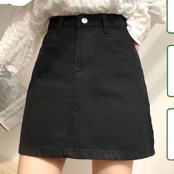 Chân váy kaki dáng chữ A Cao cấp tôn dáng