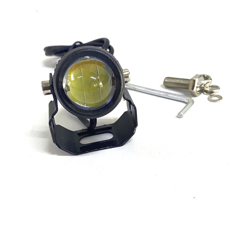 Đèn Trợ Sáng Mini Bi Cầu 2 Mầu Cos Vàng Pha Trắng