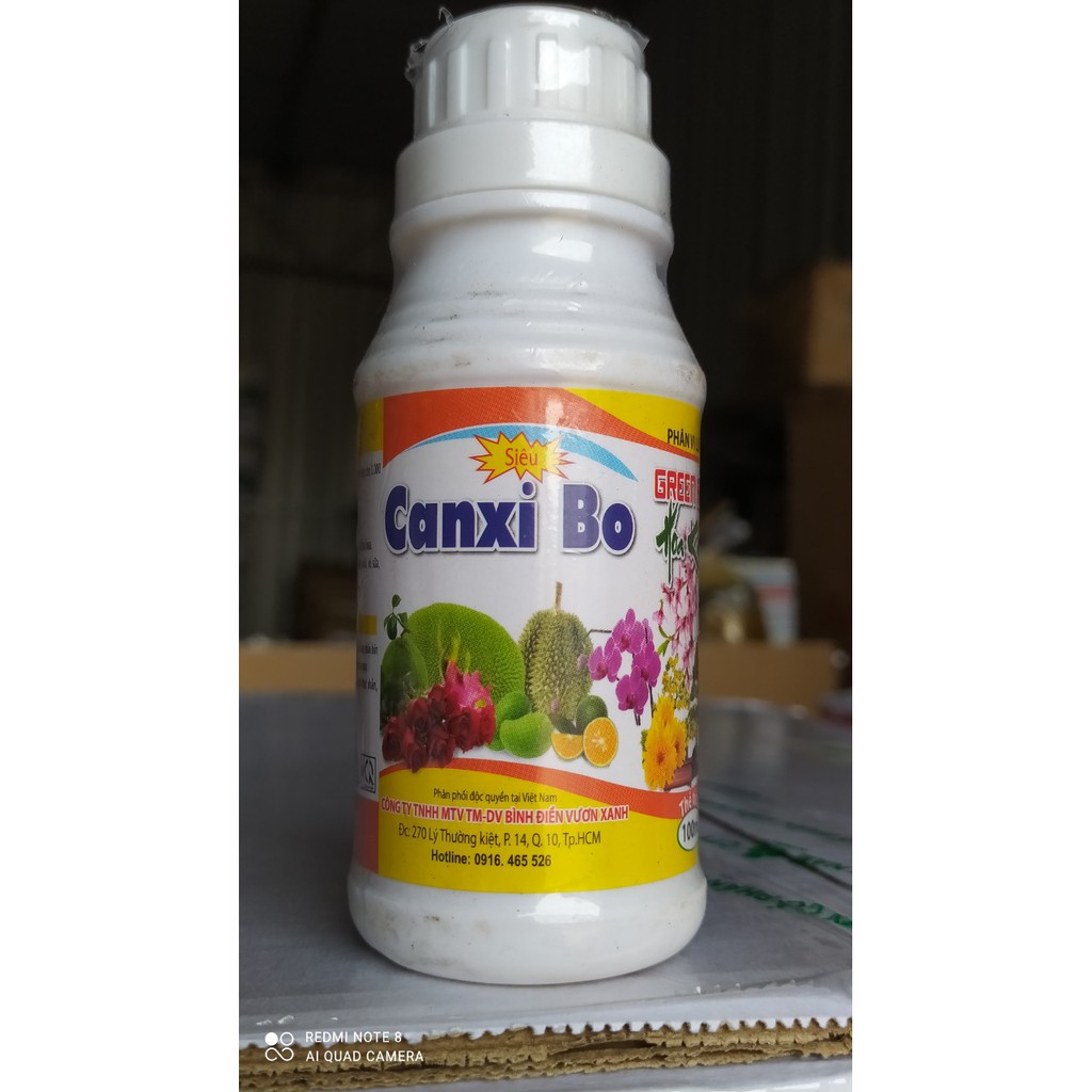 Phân bón chống rụng hoa tăng đậu trái Canxi Bo