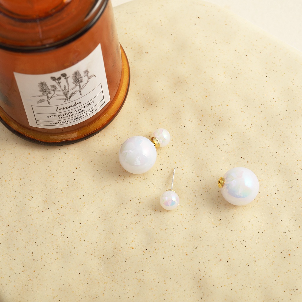 Bông Tai Đính Ngọc Trai Giả Phong Cách Pháp Sang Trọng 2022