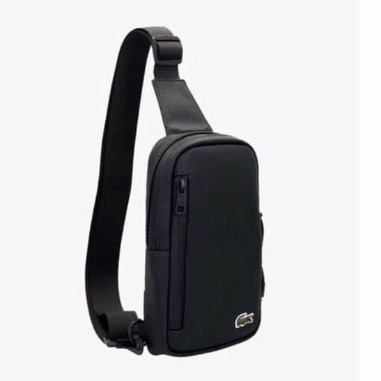 TÚI CHÉO NAM CROSBODY LA COSTE MEN CÓ TÚI VẢI L.C • Size | 30cm x 20cm x 8cm • Chất liệu da si chống nước 100%