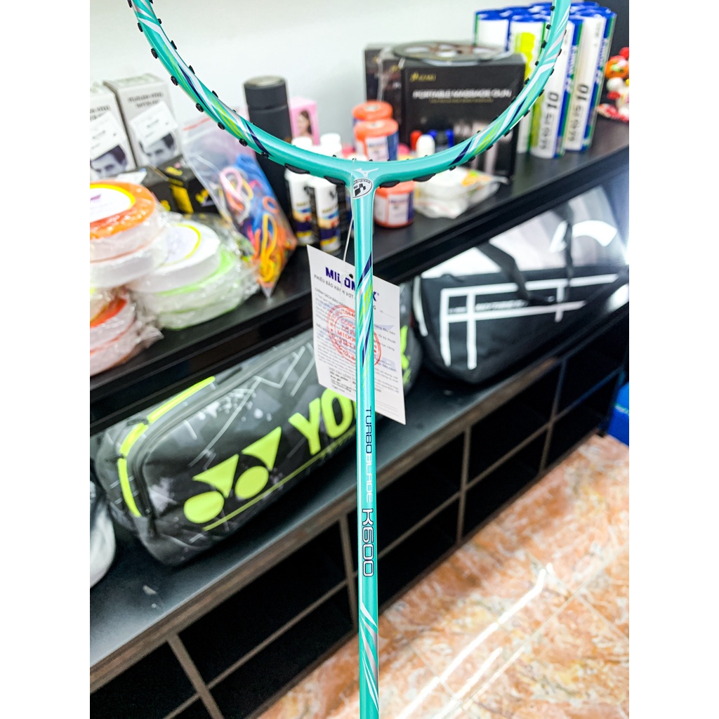 Vợt Cầu Lông Mizuno Turbo Blade K600 Chính Hãng Chất liệu Carbon siêu bền nhẹ