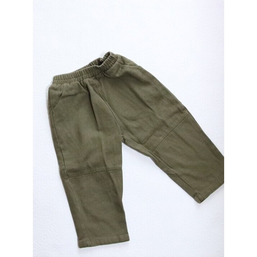 Rập giấy 30072 - Quần chắp vá style Hàn xẻng