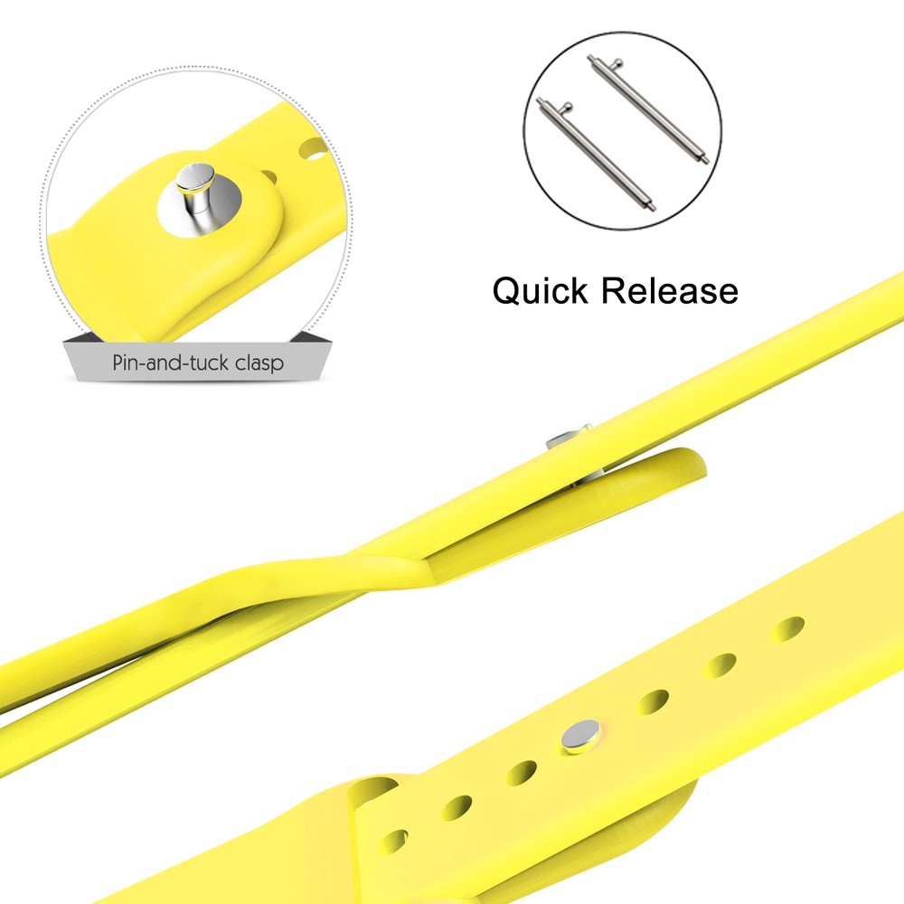 Dây Đeo Đồng Hồ Bằng Silicone 18mm 20mm 22mm Cho Garmin Vivomove3 3S Venu 2S Sq Watch4 3 Active 2 S3