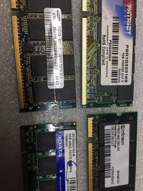 Ram Ddram 1 Laptop 1G Bus 333 hoặc Bus 400