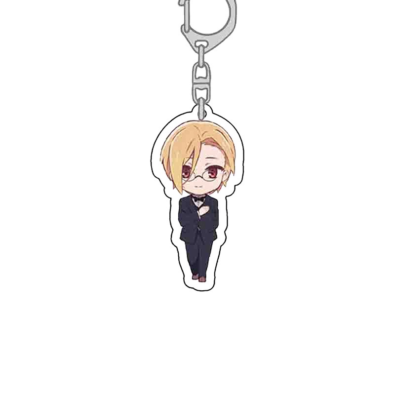 Móc khóa nhựa acrylic hình nhân vật phim Anime Moriarty The Patriot