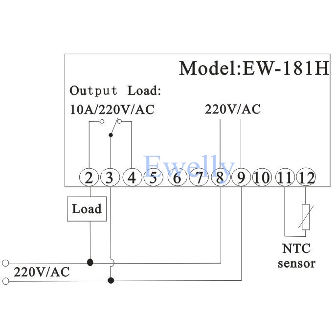 Bộ Điều Khiển Nhiệt Độ  EW-181