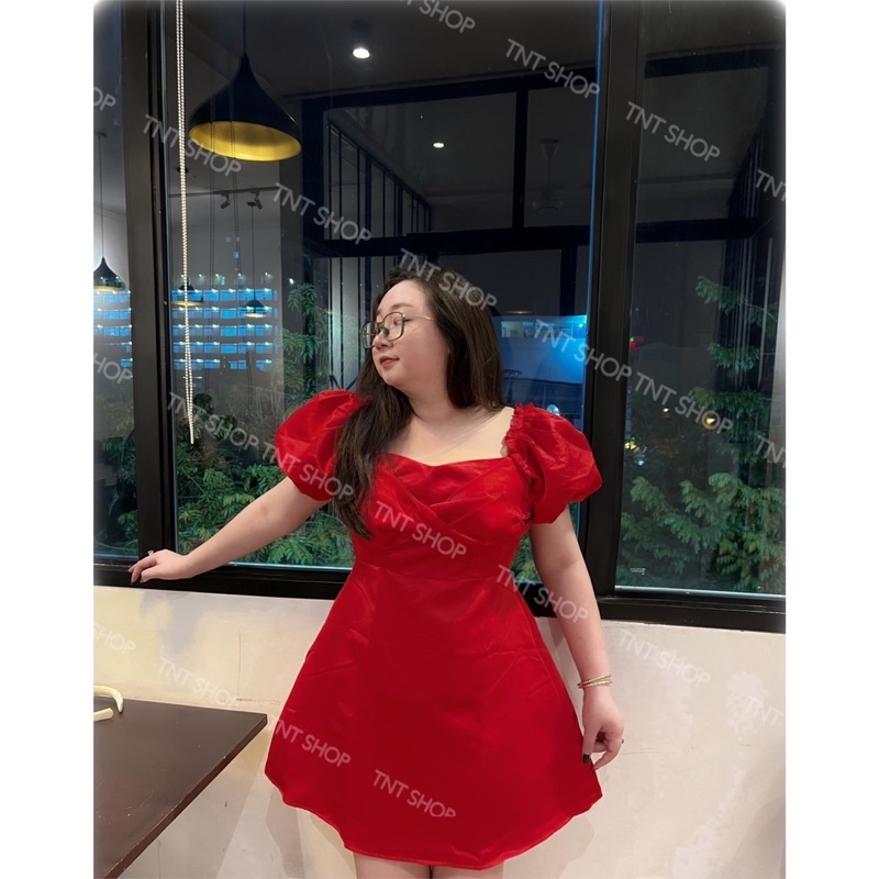 ĐẦM GẤM XOẮN PHỐI TƠ [TNT SHOP BIGSIZE 60KG 90KG]