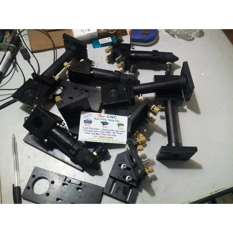 Bộ gá gương,đầu cắt laser
