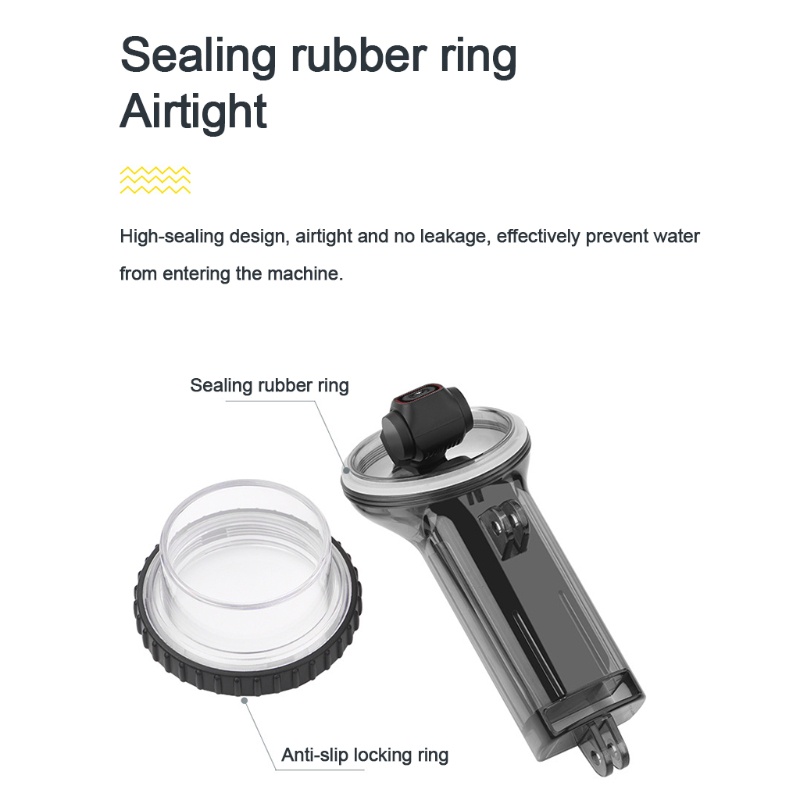 Bộ 2 Vỏ Bọc Bảo Vệ Chống Nước 60m Cho Camera Gimbal