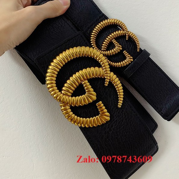 Đai váy rắn G đồng bản to nhỏ 8cm 4cm