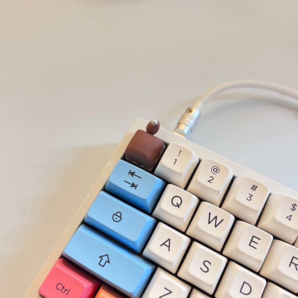 Keycap Pokemon Resin PBT dày 2mm tráng trí bàn phím cơ